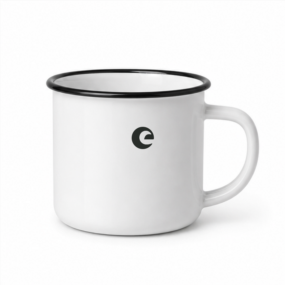 Enamel Camp Cup in Black
