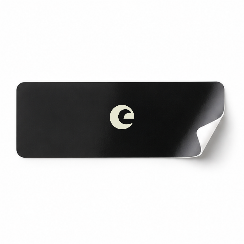 Market Bumper Decal in Black